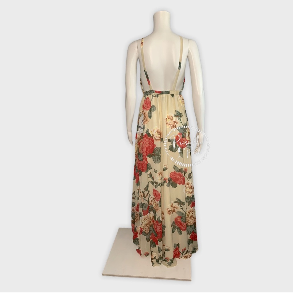 NWT SHOW ME YOUR MUMU Rose Print Amanda Maxi Dress - Picture 5 of 10